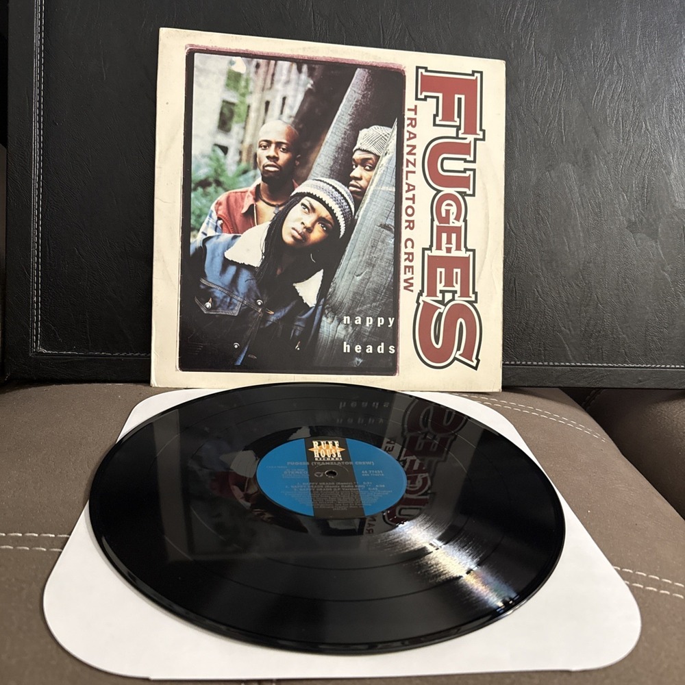 Fugees Nappy Heads Ruffhouse 12" Black Vinyl Single 33RPM 1994 NM / EX